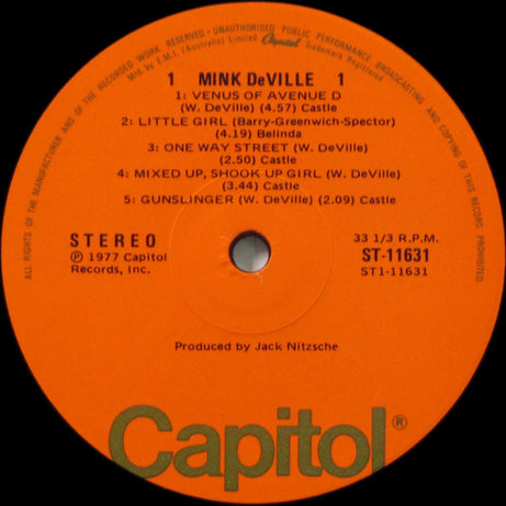 Mink DeVille : Cabretta (LP, Album)