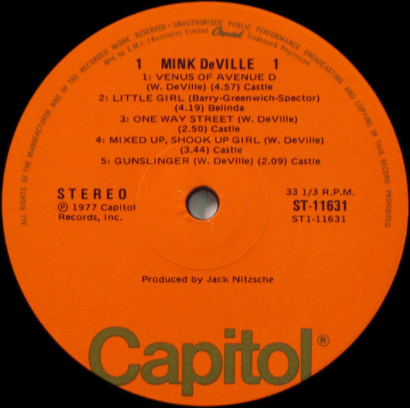 Mink DeVille : Cabretta (LP, Album)