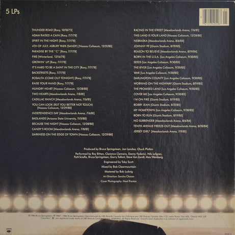 Bruce Springsteen & The E-Street Band : Live / 1975-85 (5xLP + Box, Album)
