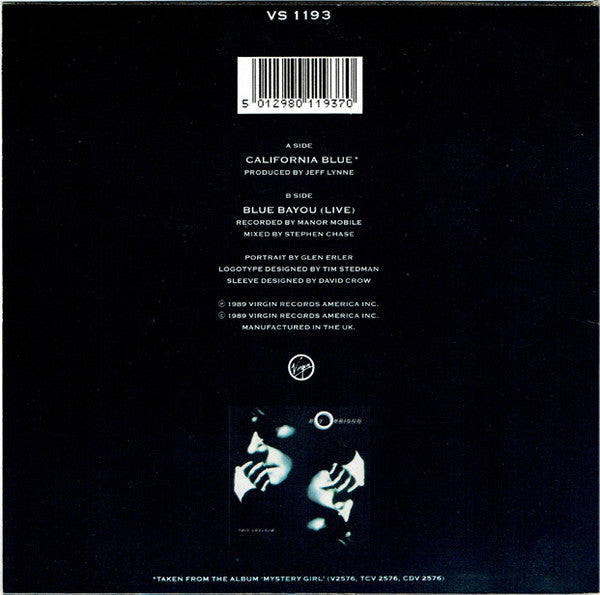 Roy Orbison : California Blue (7", Single)