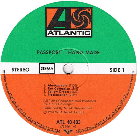 Passport (2) : Hand Made (LP, Album)