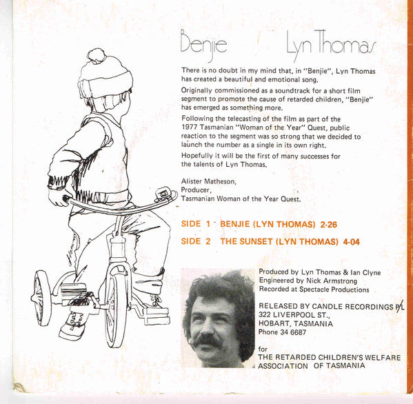 Lyn Thomas : Benjie (7", Single)