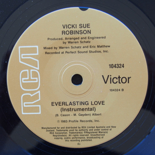 Vicki Sue Robinson : Everlasting Love (7", Single)