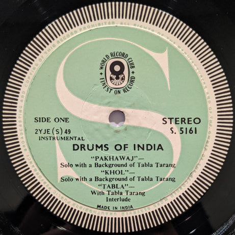 J. P. Ghosh* : Drums Of India (LP, Album, Club)