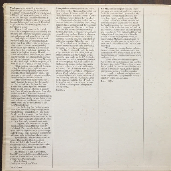 Les McCann : Layers (LP, Album, RI )
