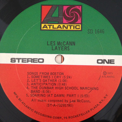 Les McCann : Layers (LP, Album, RI )