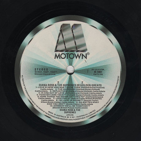 Diana Ross & The Supremes* : 20 Golden Greats (LP, Comp)