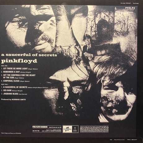 Pink Floyd : A Saucerful Of Secrets (LP, Album, RE, RM, 180)