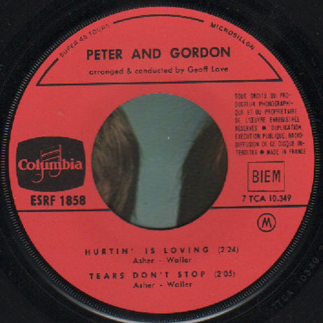 Peter & Gordon : Sunday For Tea (7", EP)
