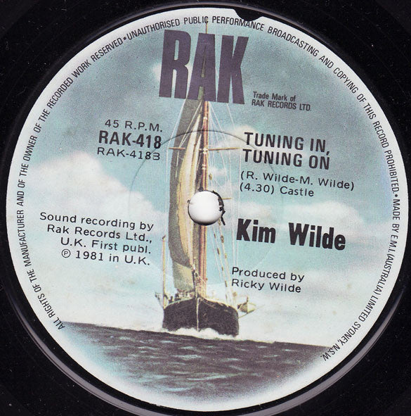 Kim Wilde : Kids In America (7", Single)