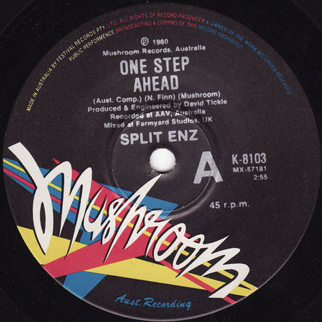 Split Enz : One Step Ahead (7", Single)