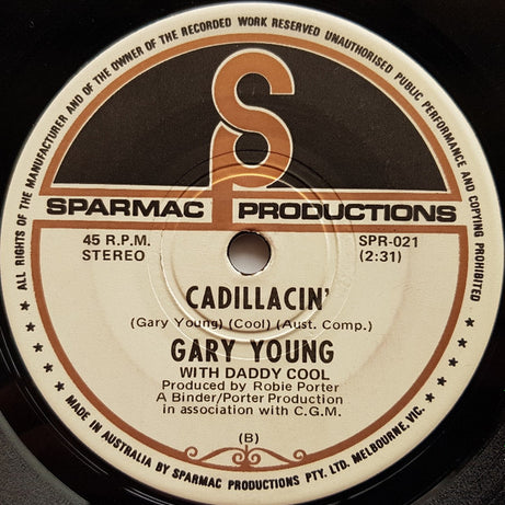 Gary Young (2) with Daddy Cool (5) : Rock 'N Roll Lady (7", Single)