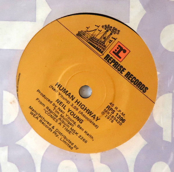 Neil Young : Four Strong Winds (7", Single)