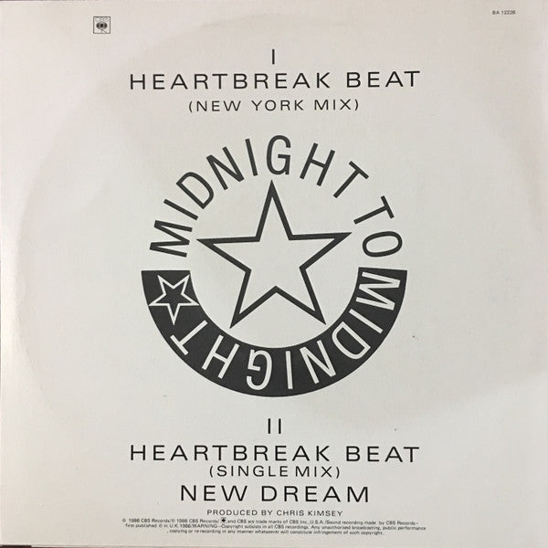 The Psychedelic Furs : Heartbreak Beat (New York Mix) (12", Single)