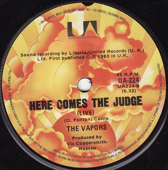 The Vapors : Turning Japanese (7")