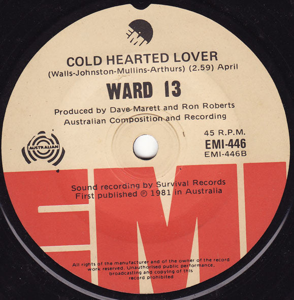 Ward 13 : See Venice And Die (7", Single)