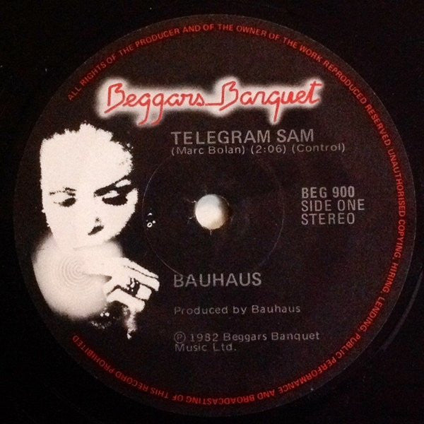 Bauhaus : Telegram Sam (7", Single, M/Print)