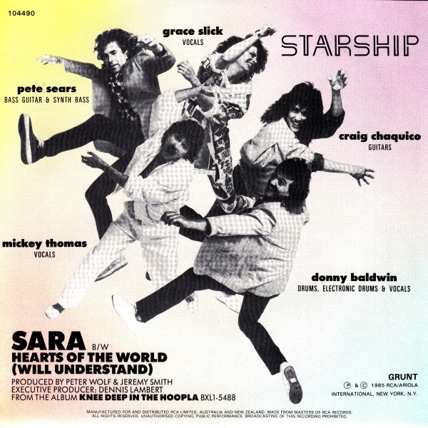 Starship (2) : Sara (7", Single)