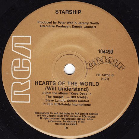Starship (2) : Sara (7", Single)