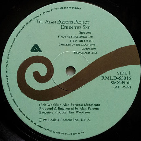 The Alan Parsons Project : Eye In The Sky (LP, Album, Ltd)