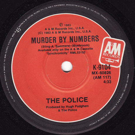 The Police : Every Breath You Take (7", Single)