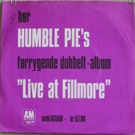 Humble Pie : I Don't Need No Doctor (7", Fol)