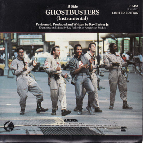 Ray Parker Jr. : Ghostbusters (7", Ltd)
