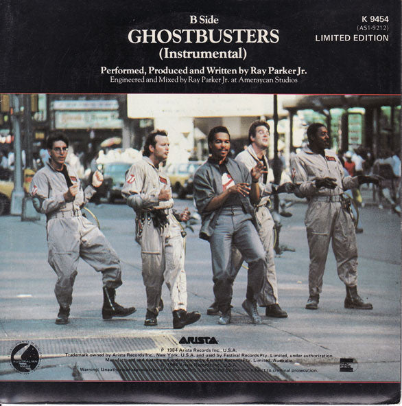 Ray Parker Jr. : Ghostbusters (7", Ltd)