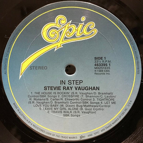 Stevie Ray Vaughan And Double Trouble* : In Step (LP, Album)