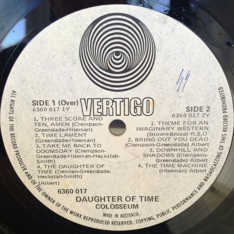 Colosseum : Daughter Of Time (LP, Album)