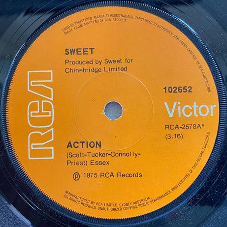 The Sweet : Action (7", Single)