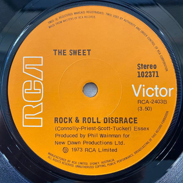 The Sweet : The Ballroom Blitz (7", Single)