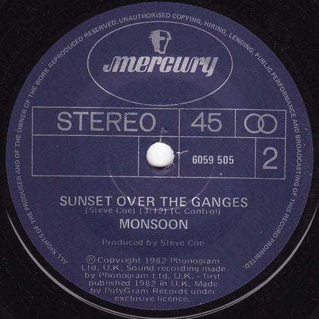 Monsoon : Ever So Lonely (7", Single)