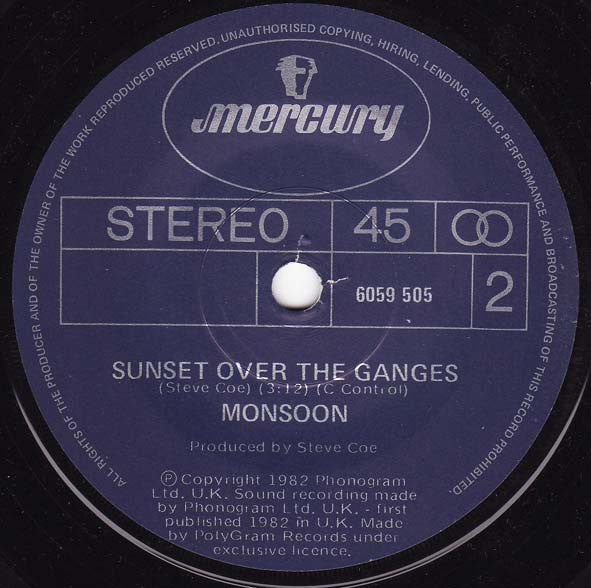 Monsoon : Ever So Lonely (7", Single)