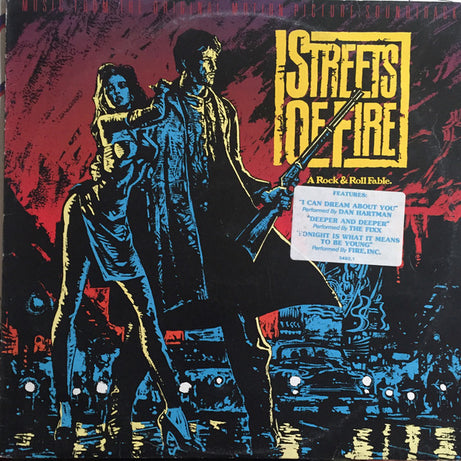 Various : Streets Of Fire - Music From The Original Motion Picture Soundtrack (LP, Comp)