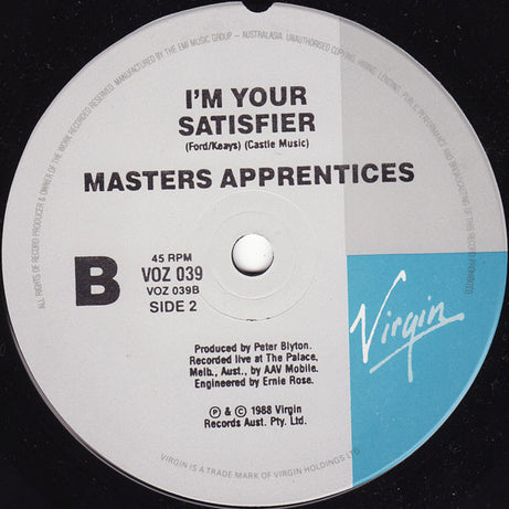 Masters Apprentices* : Because I Love You (7")