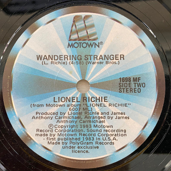 Lionel Richie : All Night Long (All Night) (7", Single)