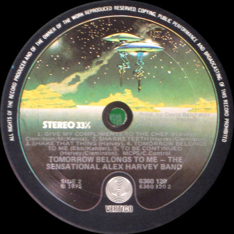 The Sensational Alex Harvey Band : Tomorrow Belongs To Me (LP, Album, Gat)