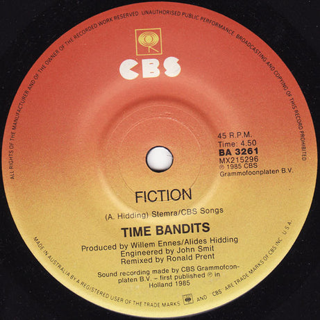 Time Bandits : Endless Road (7")