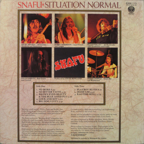 Snafu (6) : Situation Normal (LP)