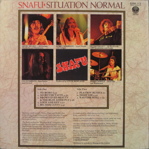 Snafu (6) : Situation Normal (LP)