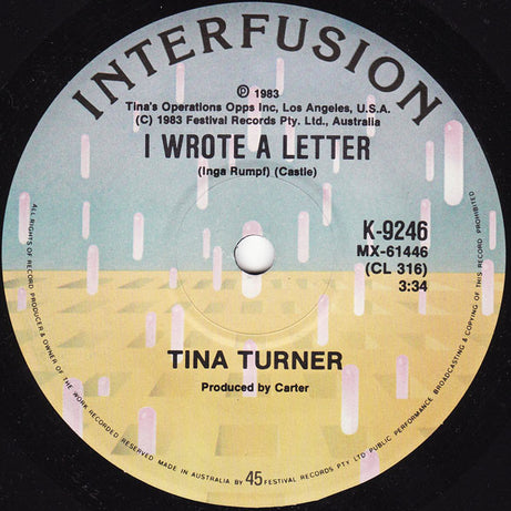 Tina Turner : Let's Stay Together (7", Single, Ltd)