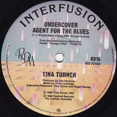 Tina Turner : The Best (7", Single, Ltd)