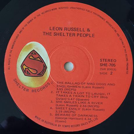 Leon Russell : Leon Russell And The Shelter People (LP, Album)