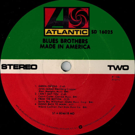 The Blues Brothers : Made In America (LP, Album, MO )