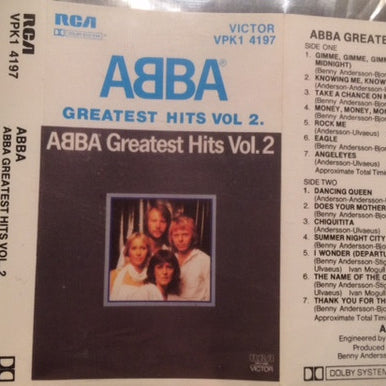 ABBA : Greatest Hits Vol.2 (Cass, Comp)