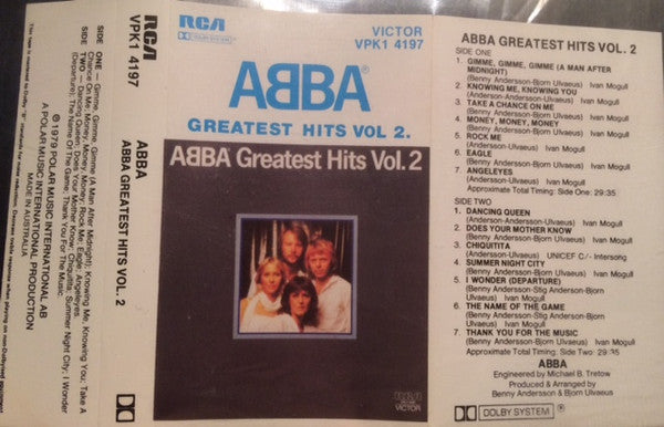 ABBA : Greatest Hits Vol.2 (Cass, Comp)