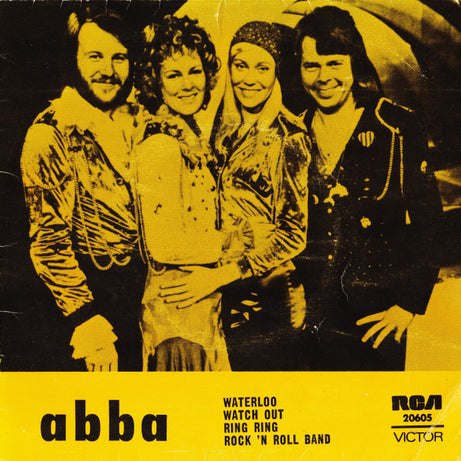 ABBA : Waterloo / Watch Out / Ring Ring / Rock 'N Roll Band (7", EP)