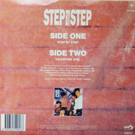 New Kids On The Block : Step By Step (7", Single)