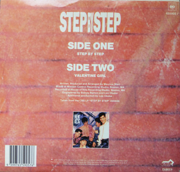 New Kids On The Block : Step By Step (7", Single)